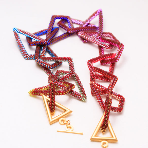 Open Kite Statement Necklace - Bauhaus Rhapsody
